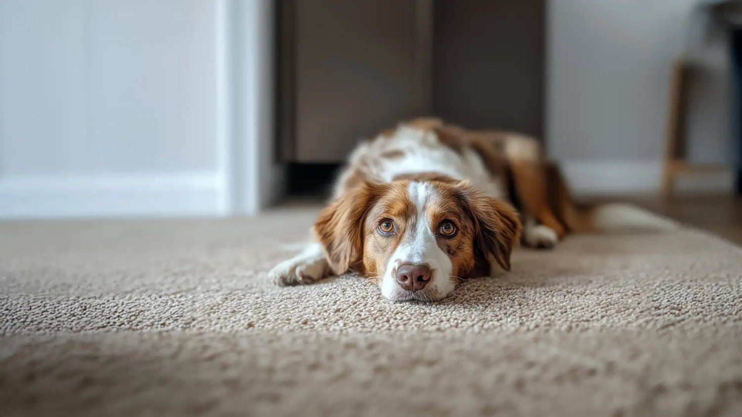 Eingetrockneten Hundeurin aus Teppich entfernen