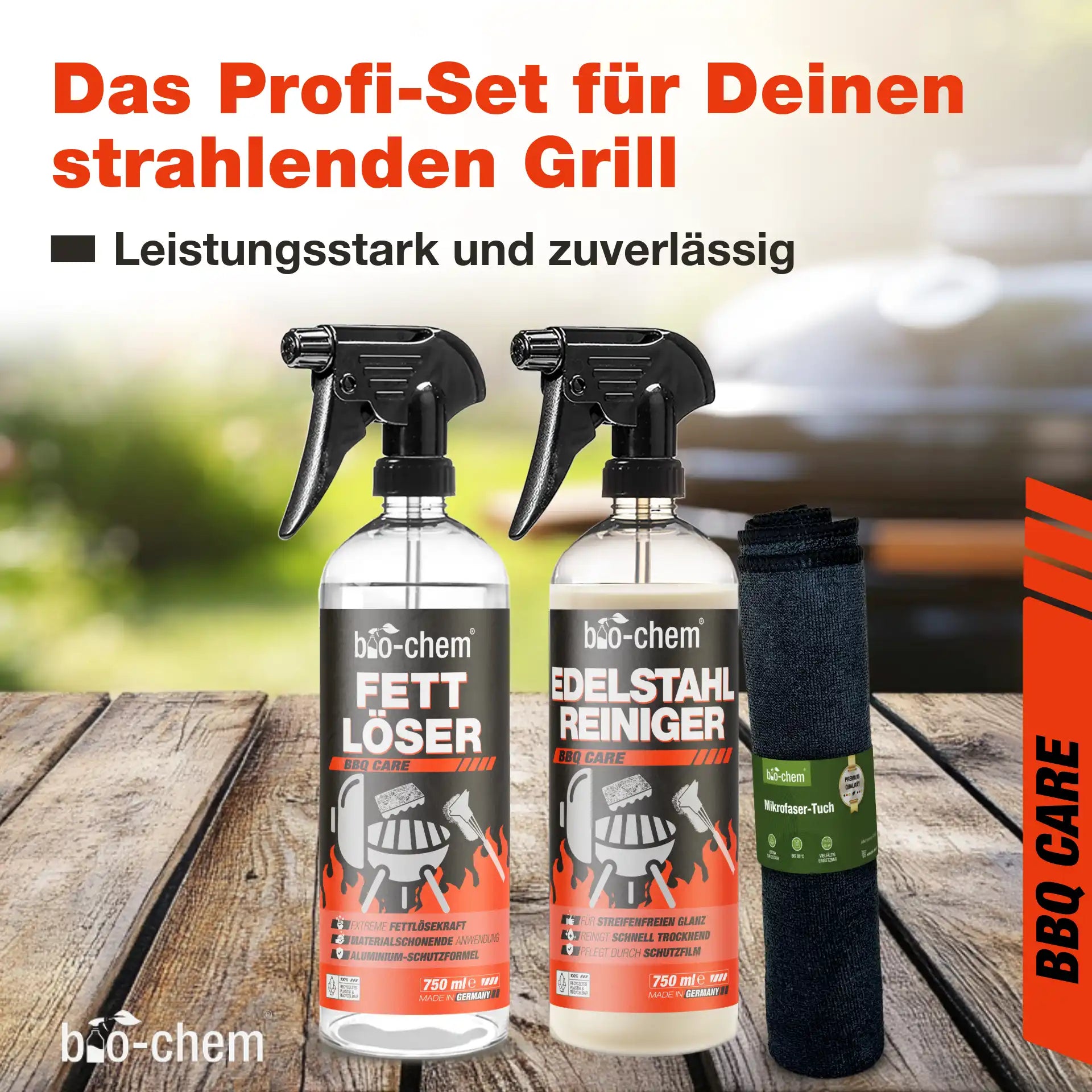 Grillreinigung Fettlöser (BASIC 3-teilig)
