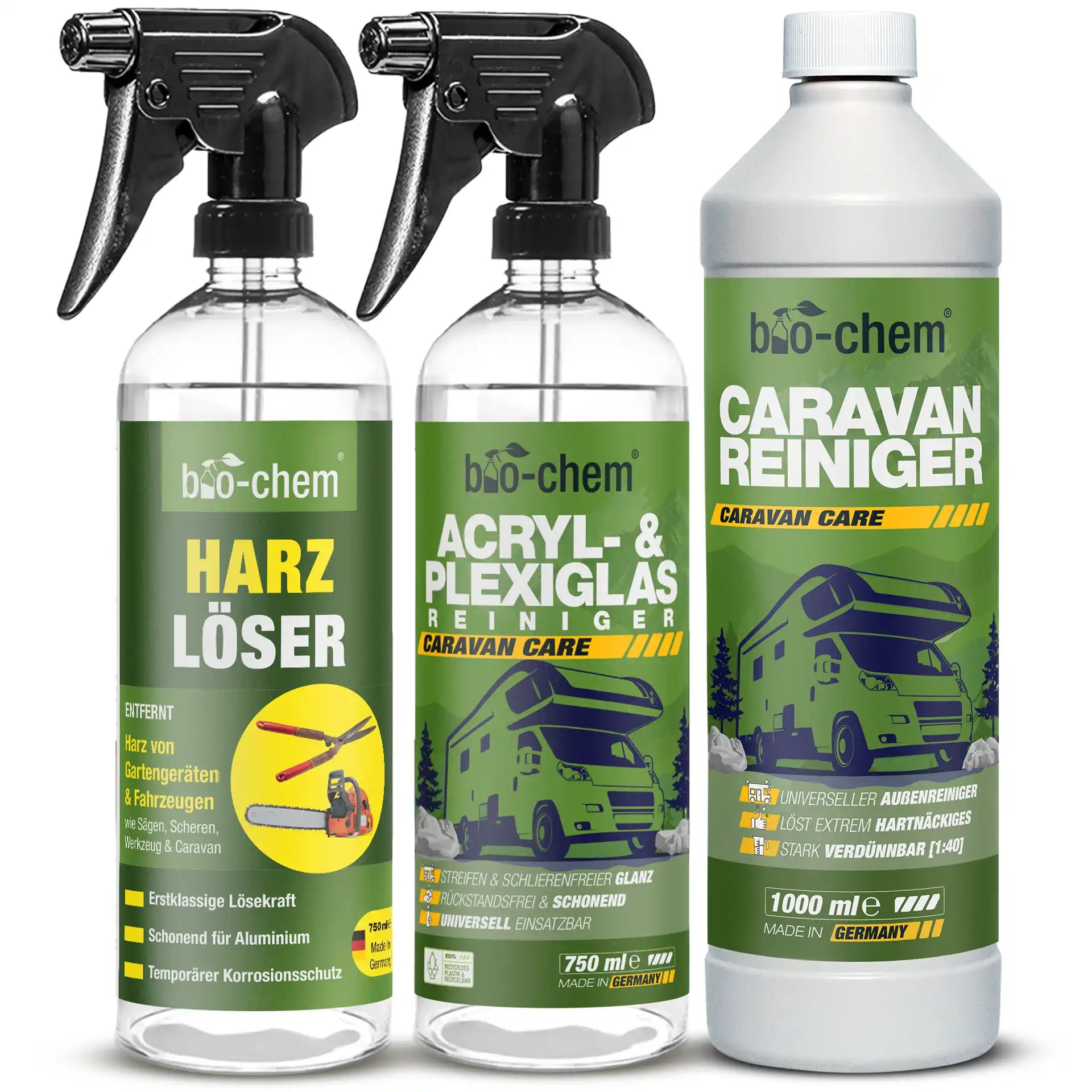 Harzlöser, Acryl- &amp; Plexiglas-Reiniger, Caravan Reiniger für Caravan Pflege von bio-chem