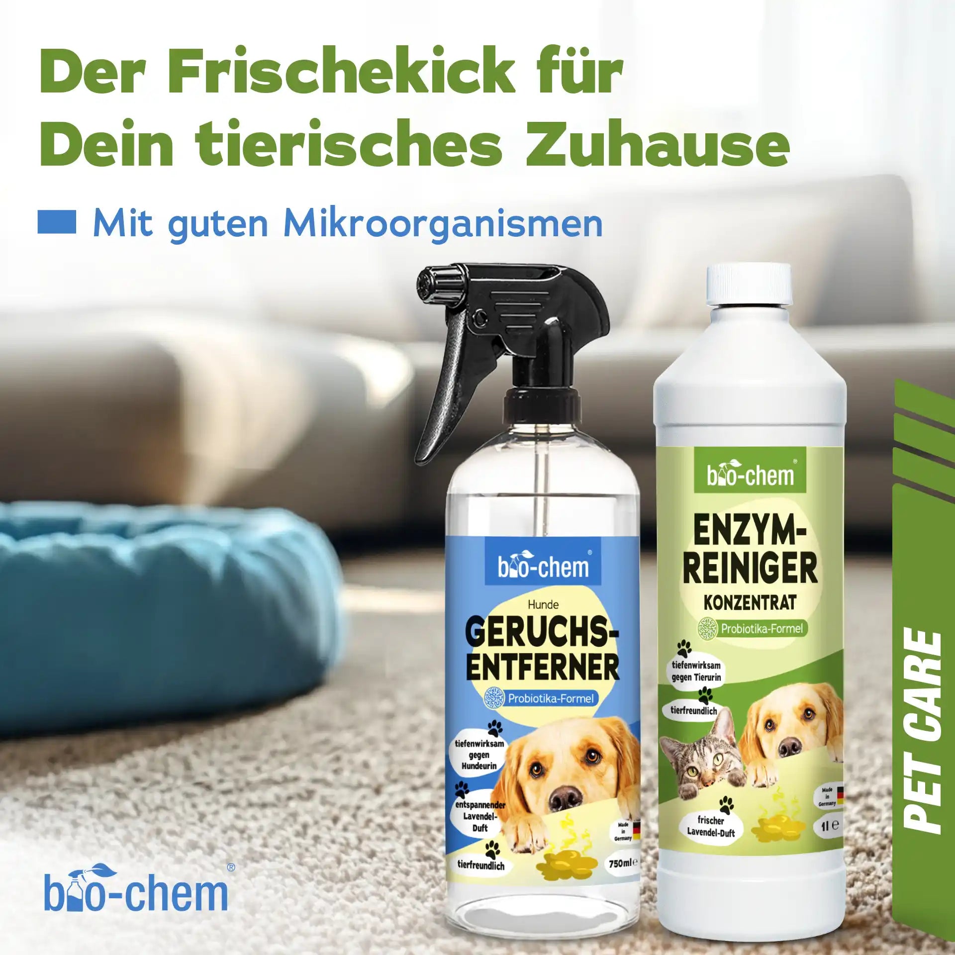 Enzymreiniger + Geruchsentferner Hund (DUO 2-teilig)