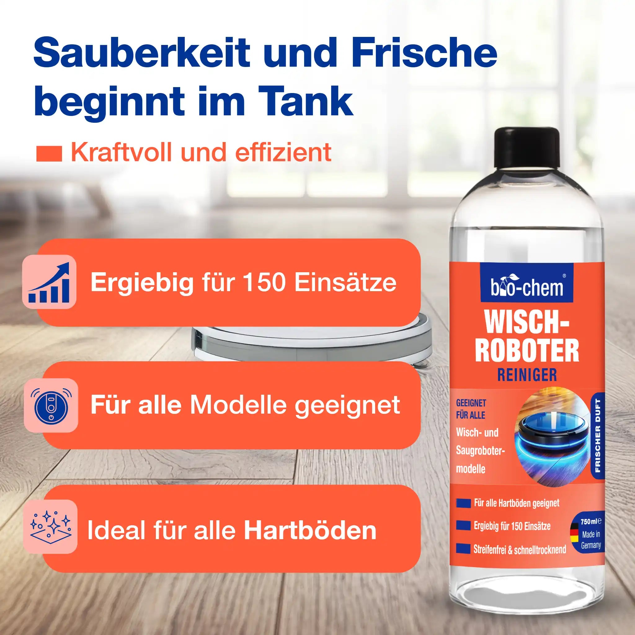 Wischroboter Reinigungsmittel (750 ML)