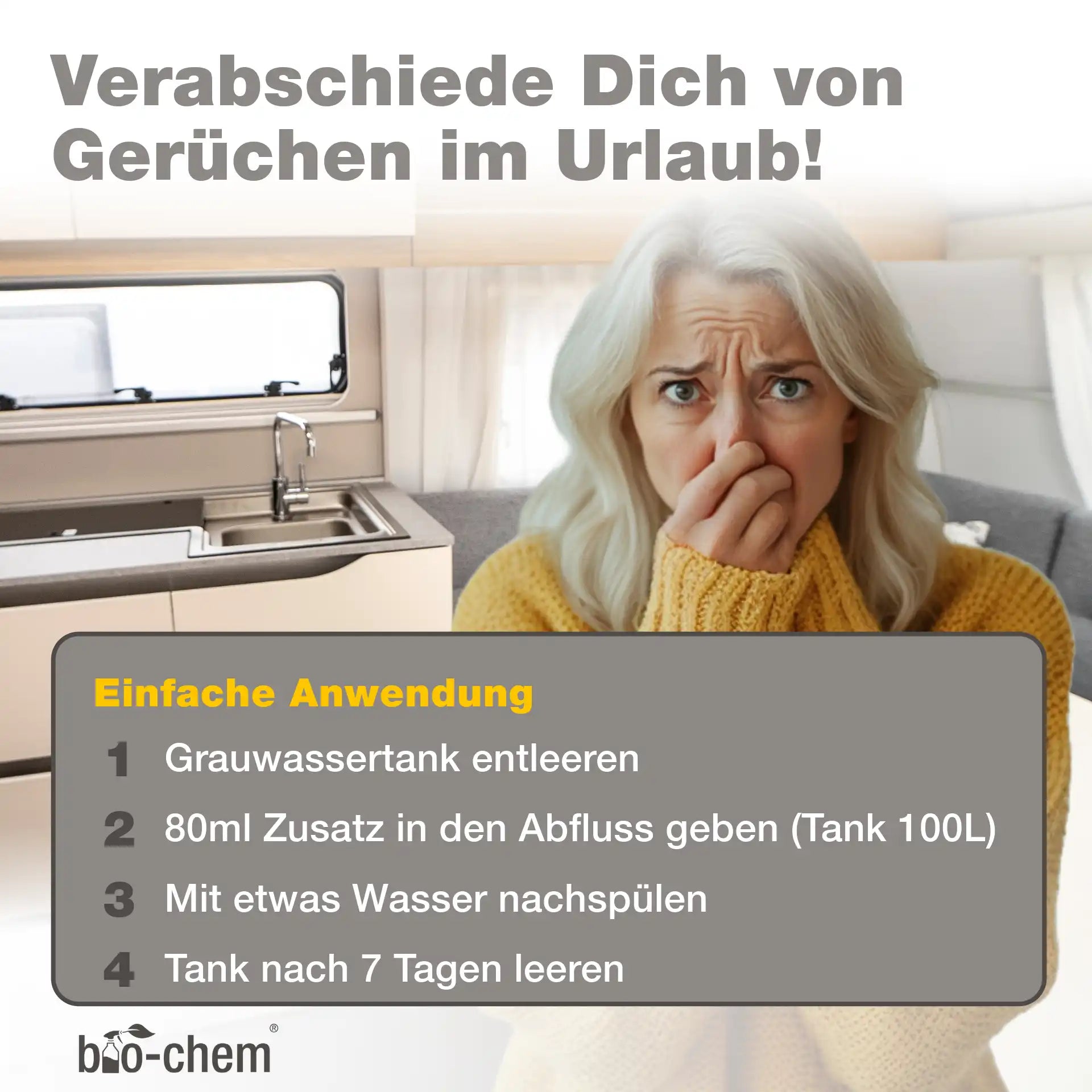 Grauwasser Zusatz Wohnmobil (1 L)