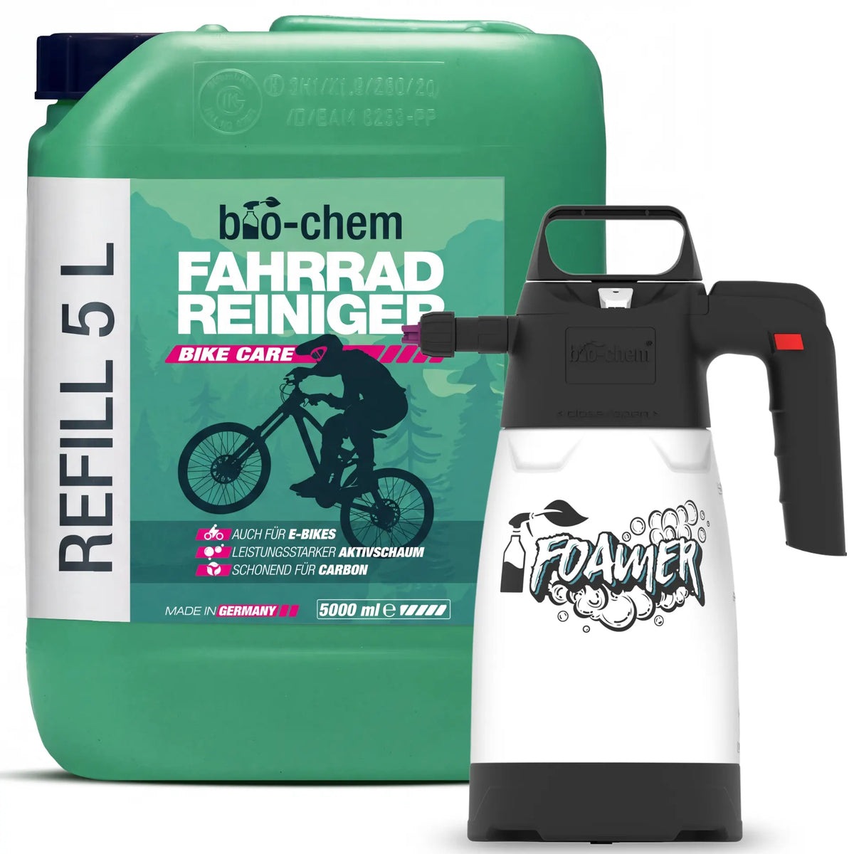 Fahrradreiniger (5 L + Schaumsprüher)