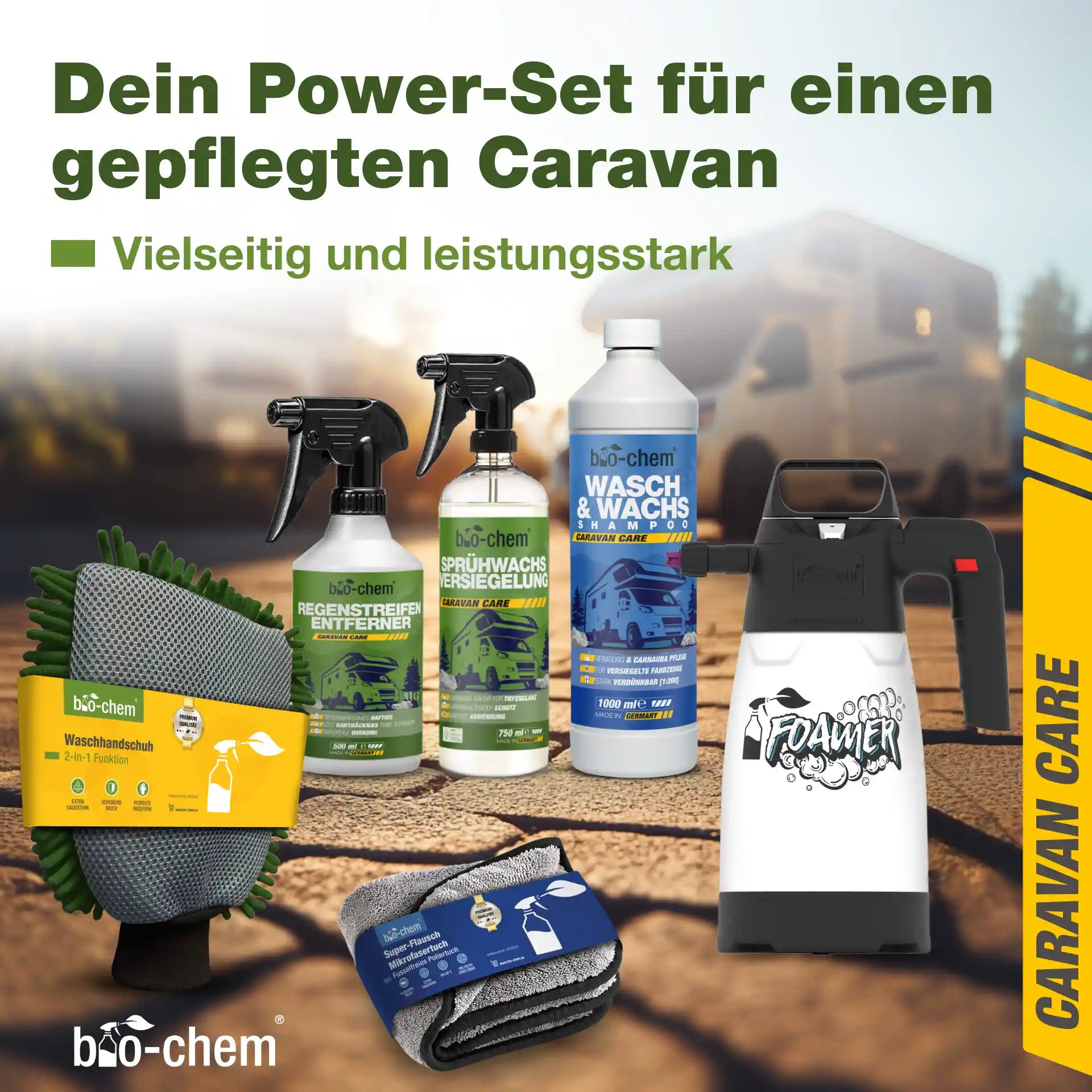 Caravan Versiegelungs-Set (PROFI 6-teilig)