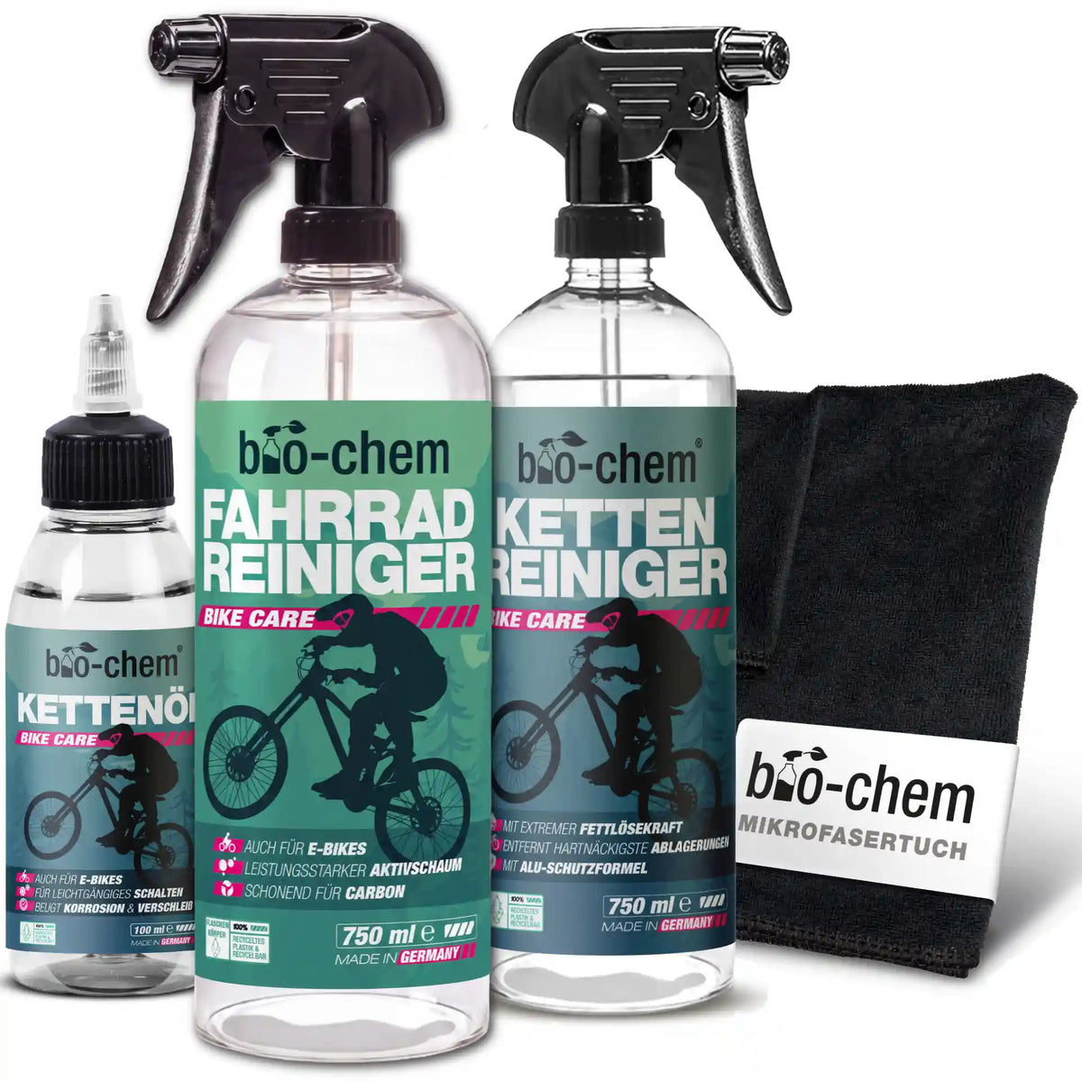 Fahrradpflege-Set (BASIC 4-teilig)