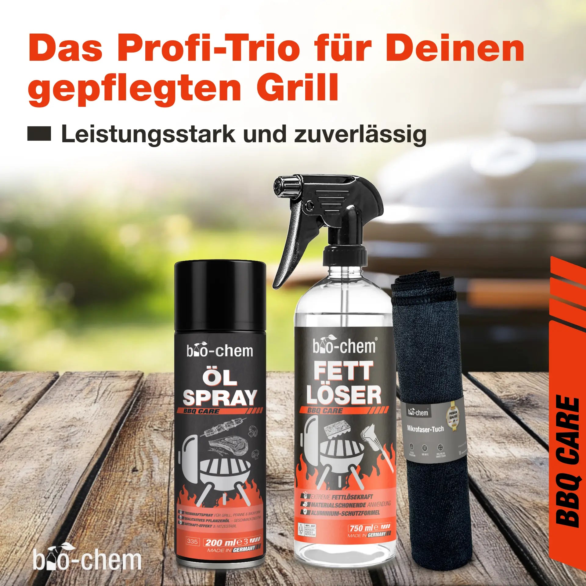 Grillreinigung Fettlöser (BASIC 3-teilig)
