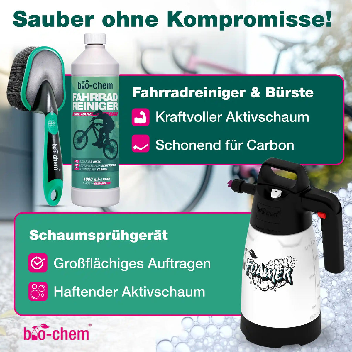 Fahrradpflege-Set (PREMIUM 7-teilig)