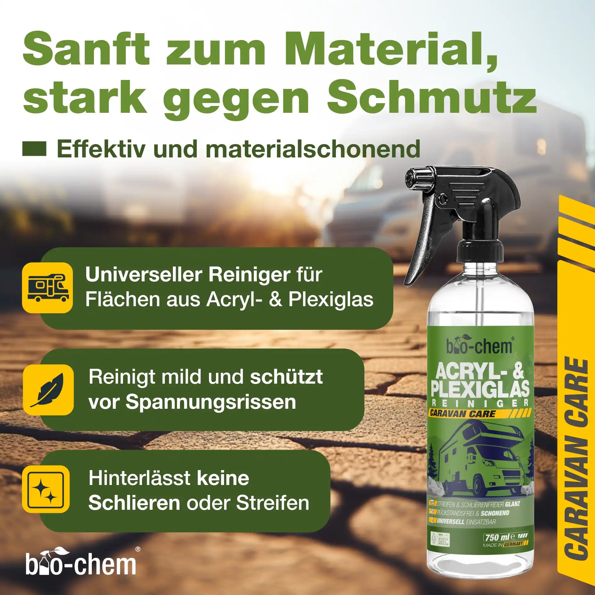Acryl- & Plexiglas-Reiniger (750 ML + Tuch)