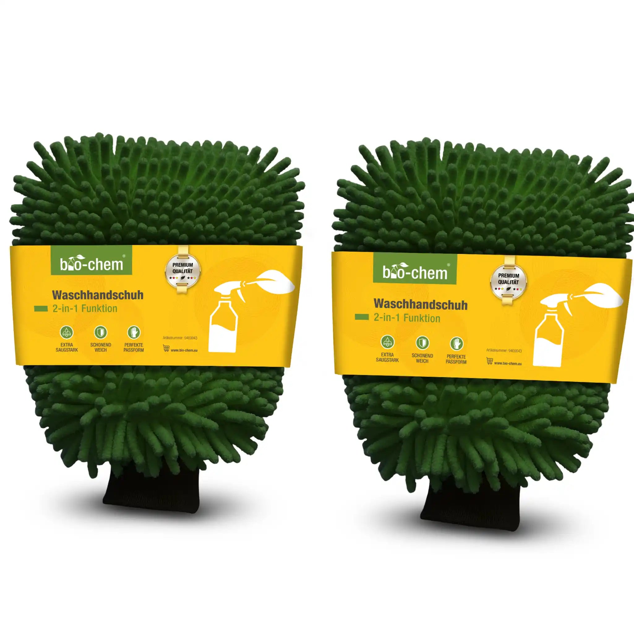 Mikrofaser Waschhandschuh (2 Stück)