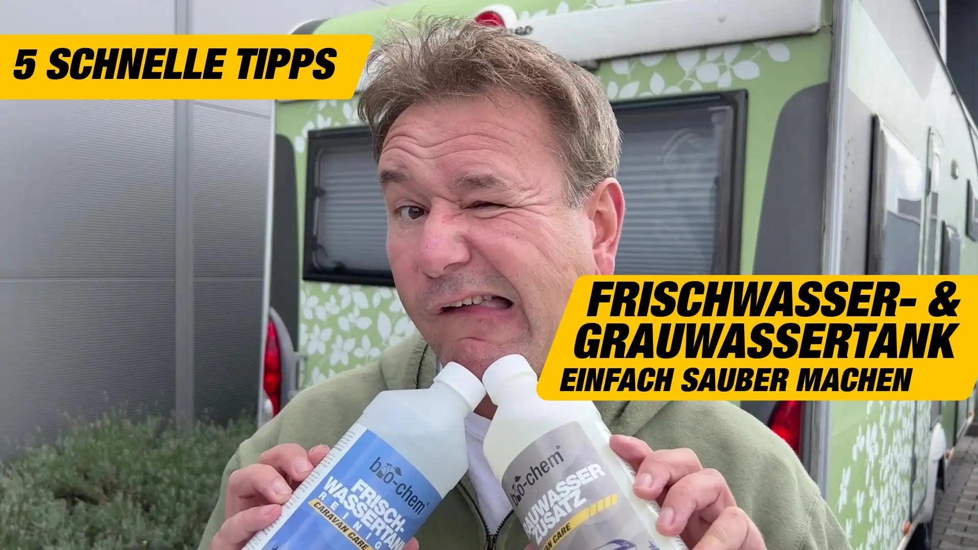 Frischwassertank Grauwassertank reinigen