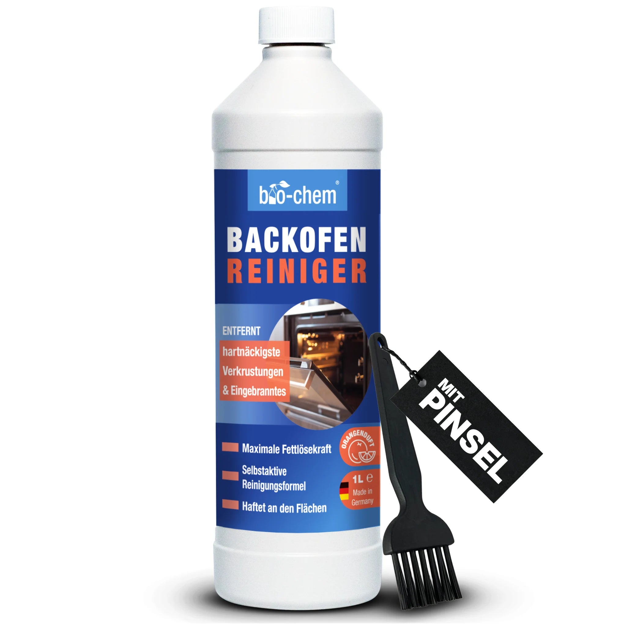 Backofenreiniger mit Pinsel (1 L)