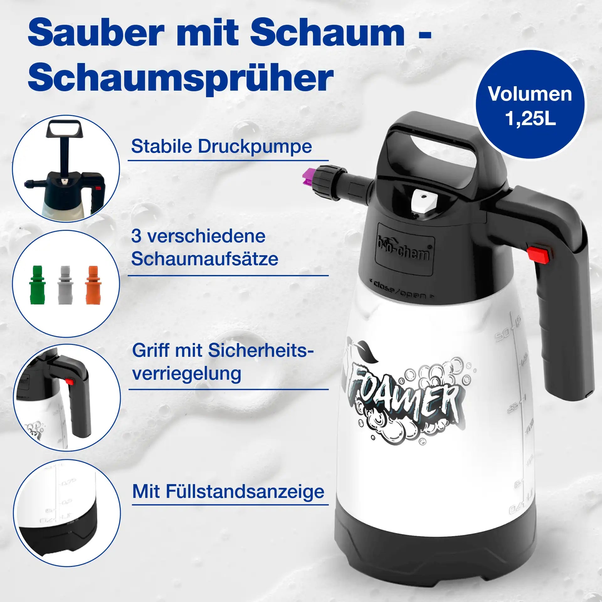 Autoshampoo (750 ML + Schaumsprüher)