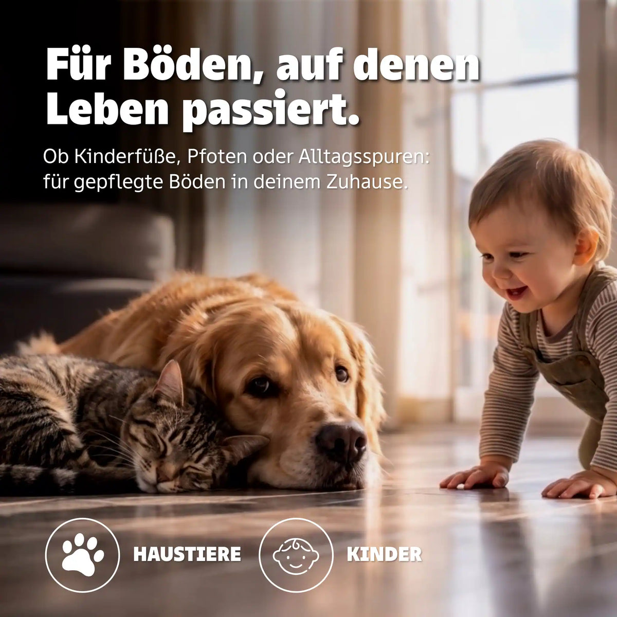 Für Haustiere und Kinder geeignet