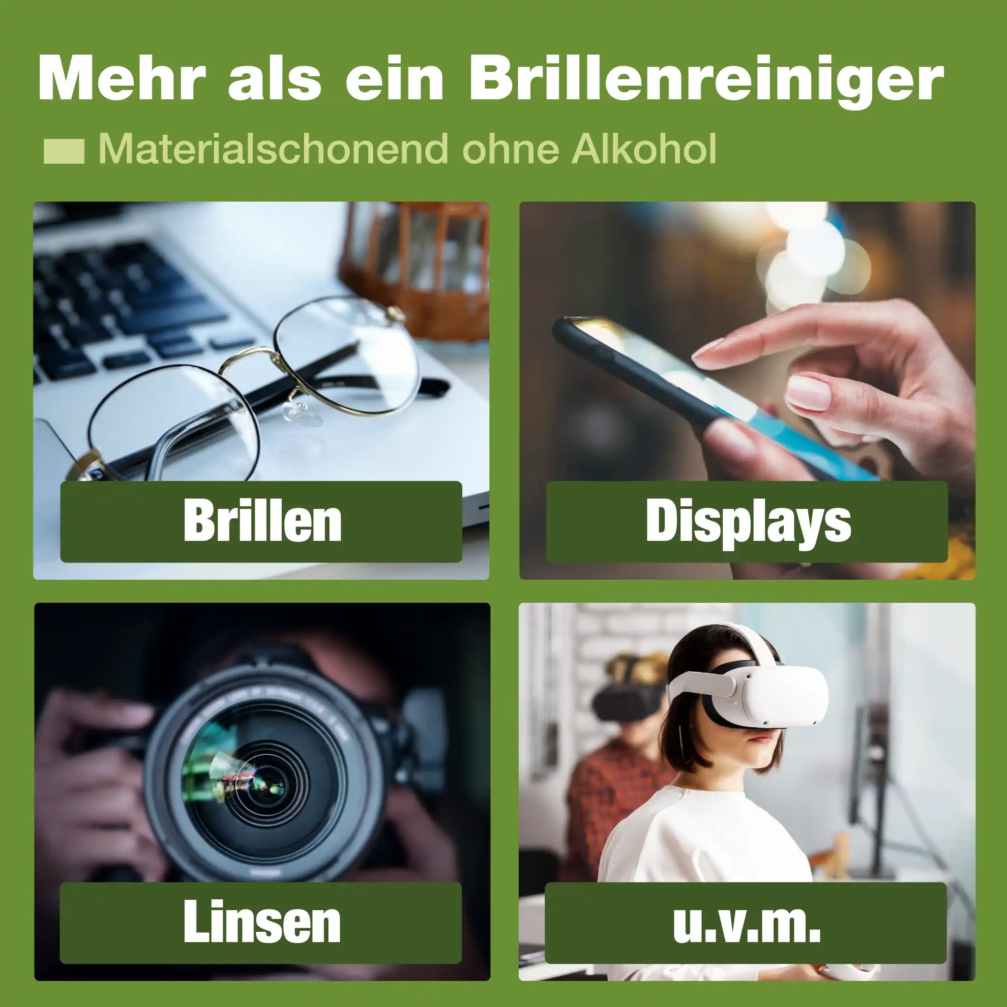 Brillenreiniger (5x 250 ML + Tuch)