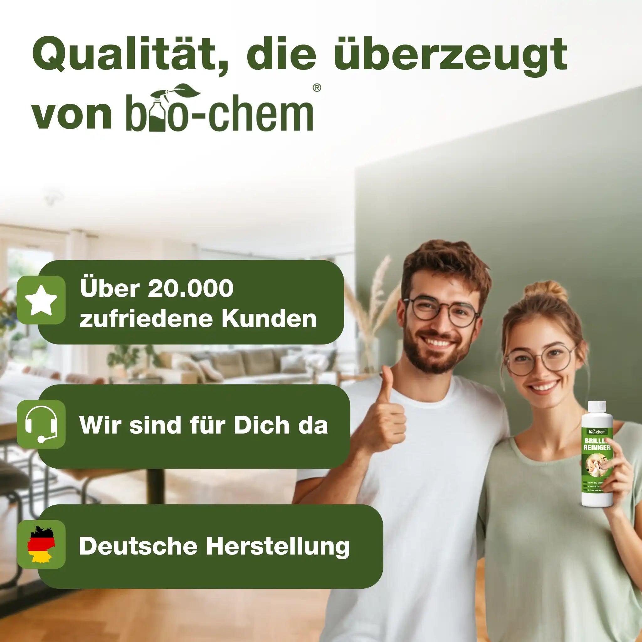 Brillenreiniger (5x 250 ML + Tuch)