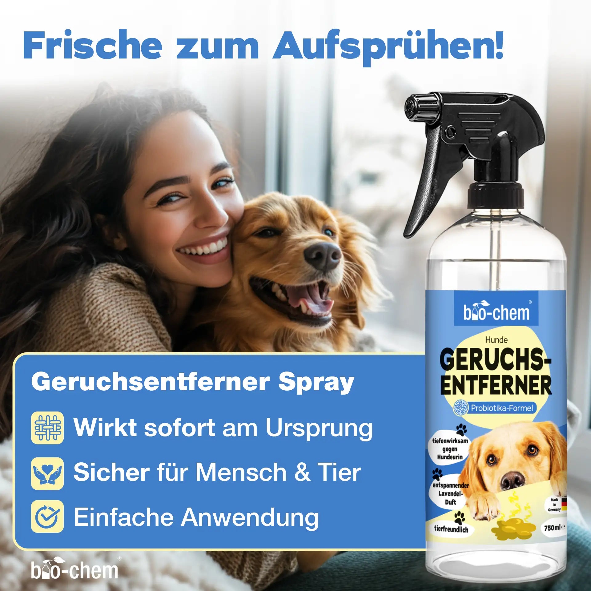 Geruchsentferner-Set Hund (3-teilig)