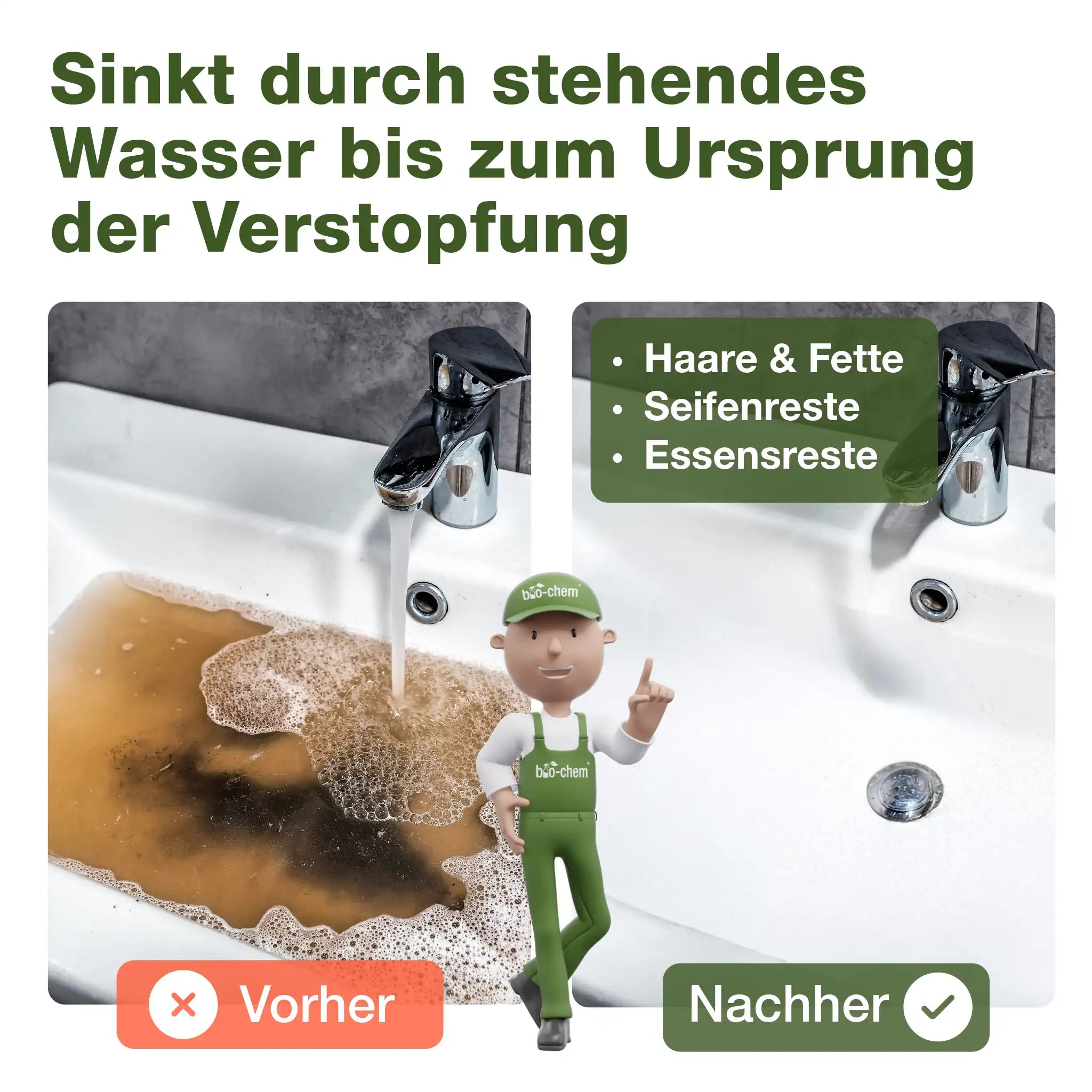 Rohrreiniger Haar-Weg (1 L)