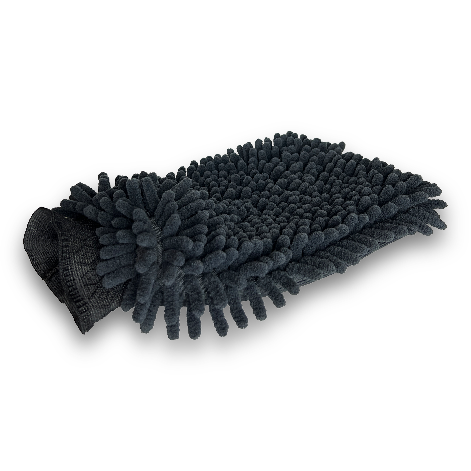 Mikrofaser Waschhandschuh schwarz