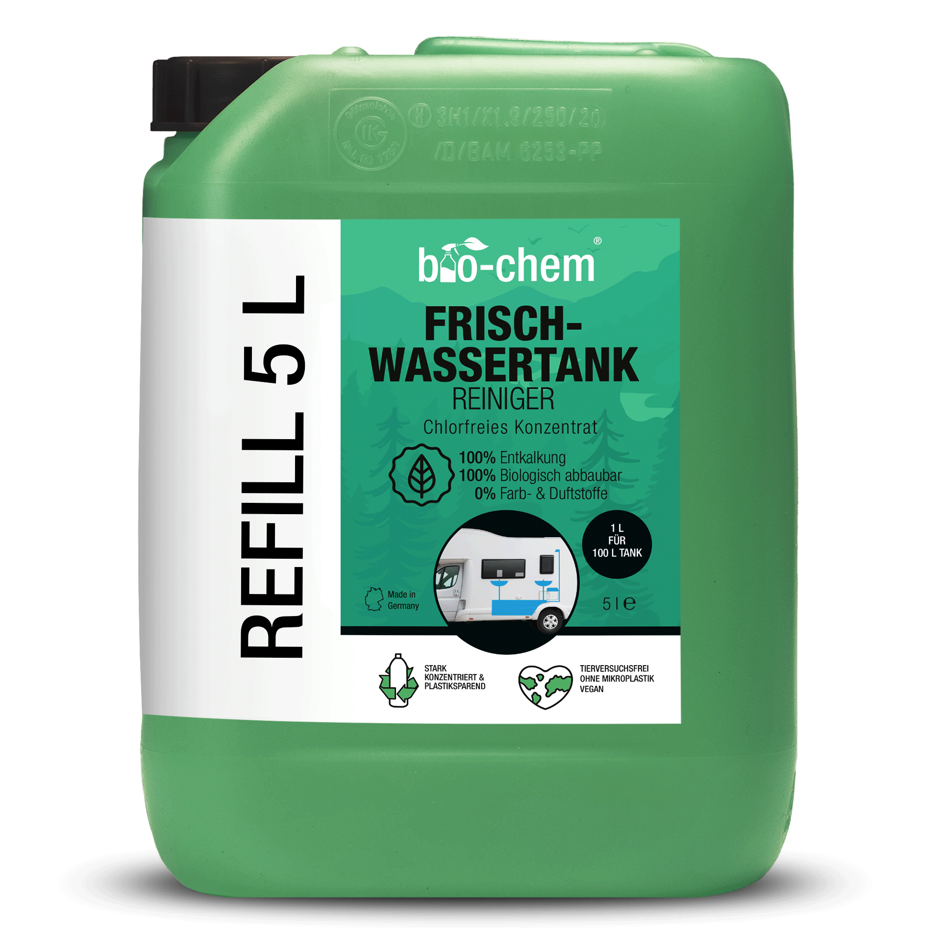 Produktbild 5 Liter Kanister Frischwassertank-Reiniger der Marke bio-chem